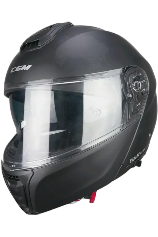 CGM - 560A MAD MONO Moto Modulare Caschi Nero opaco 
