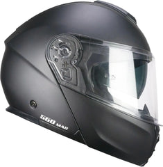 CGM - 560A MAD MONO Moto Modulare Caschi Nero opaco 