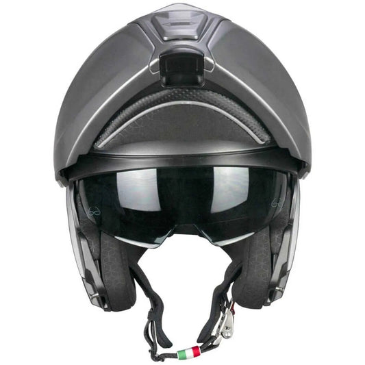 CGM - 560A MAD MONO Moto Modulare Caschi Antracite satinato 