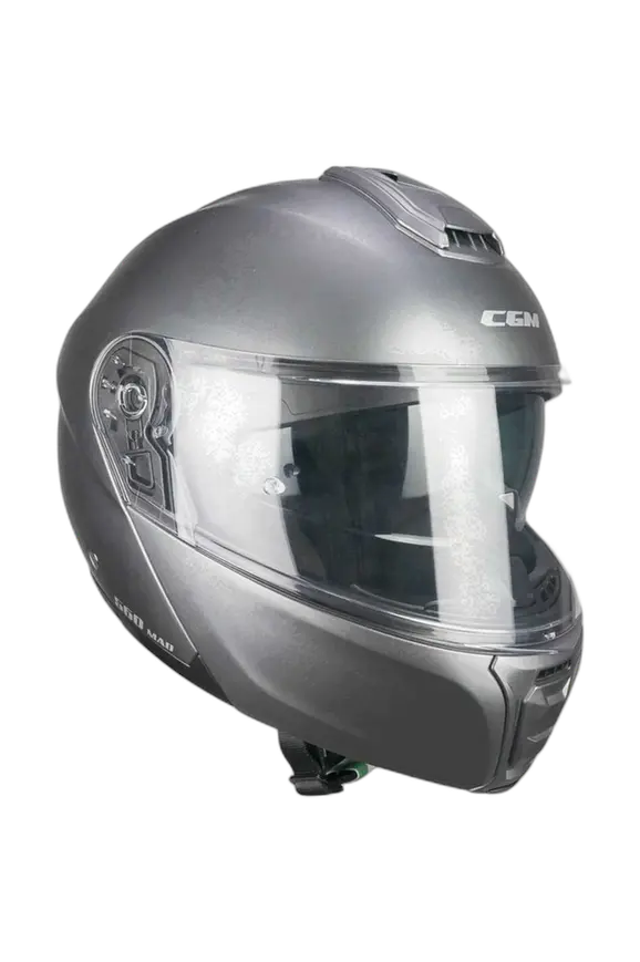 CGM - 560A MAD MONO Moto Modulare Caschi Antracite satinato 
