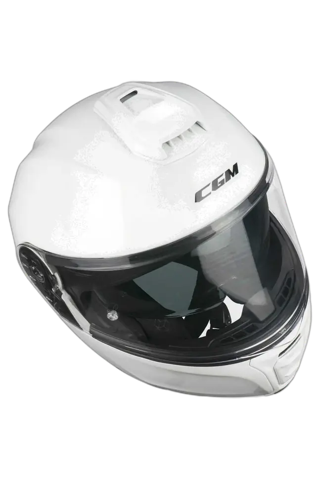 CGM - 560A MAD MONO Moto Modulare Caschi Bianco 