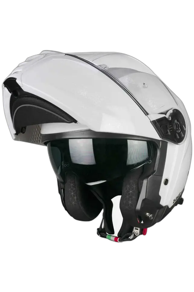 CGM - 560A MAD MONO Moto Modulare Caschi Bianco 