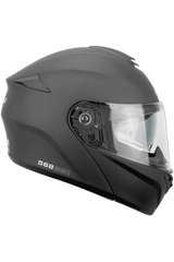 CGM 568A BER MONO Moto Modulare Caschi Abatible Grafito Mate 