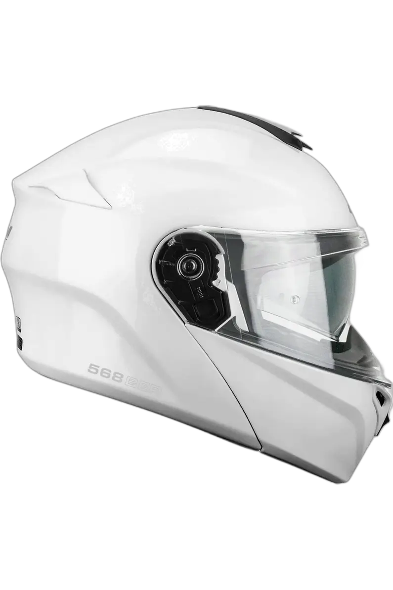 CGM 568A BER MONO MODULARE FLIP UP CASCHI MOTO BLANCO 