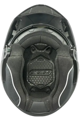 CGM 569G C-MAX CITY Modular Caschi Motociclismo Nero Rosso opaco 