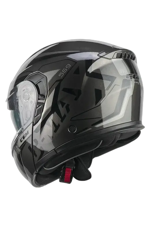 CGM 569G C-MAX CITY Graphite Caschi Modulare sportiva nera 