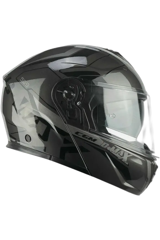 CGM 569G C-MAX CITY Graphite Caschi Modulare sportiva nera 