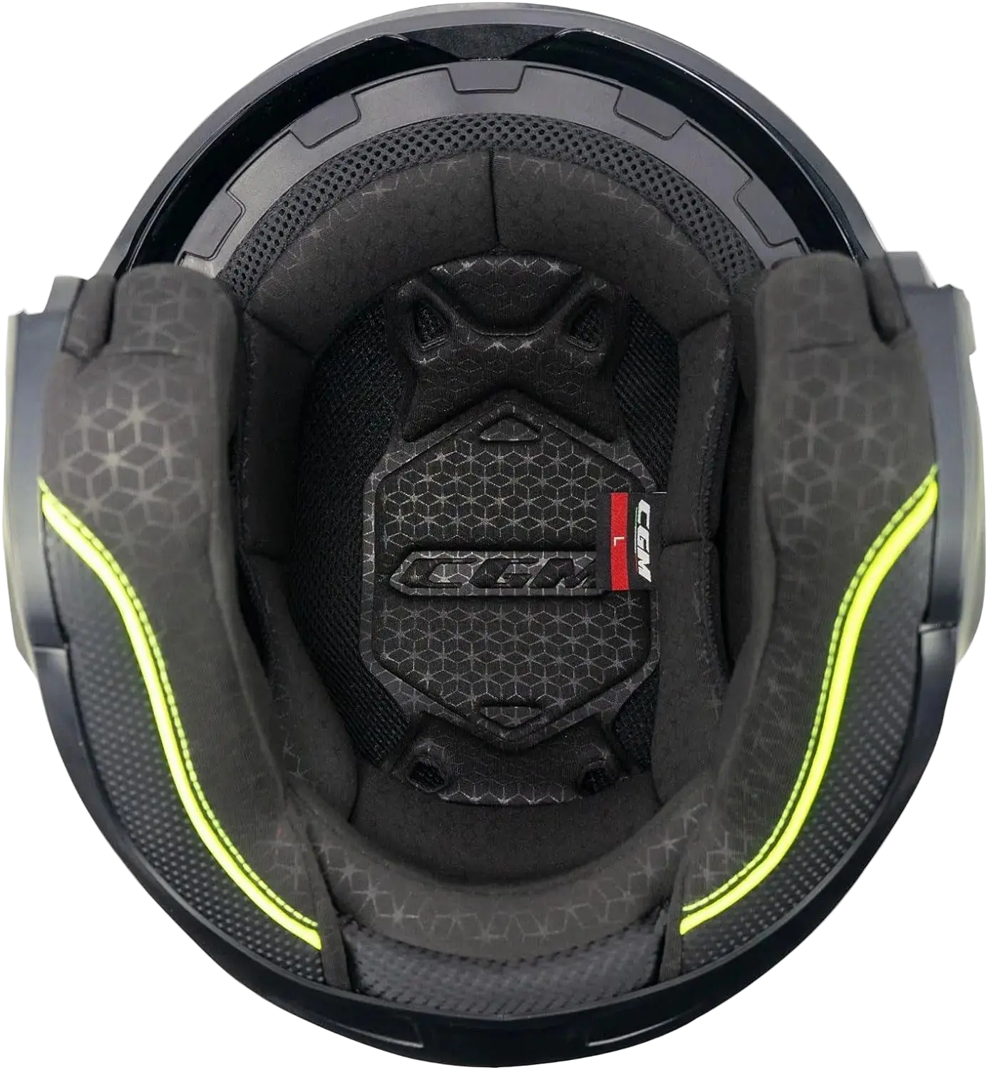 CGM 160G JAD RIDE Motociclo Jet Caschi Grafite Opaco Giallo Fluo 