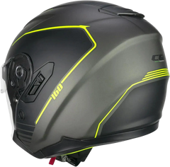 CGM 160G JAD RIDE Motociclo Jet Caschi Grafite Opaco Giallo Fluo 