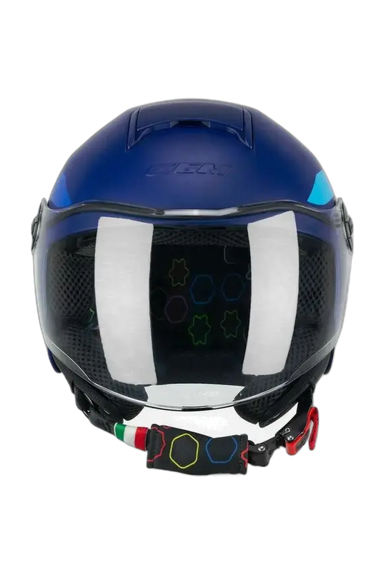 CGM 261X MINI SIGN Open Face Motorcycle Helmets Matte Blue – Yamoto.it