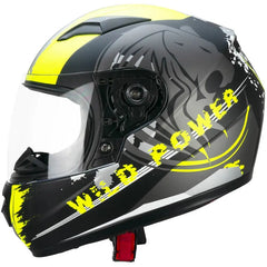 CGM - 265G LUCKY WILD INTEGRAL CASCO Nero Giallo fluo opaco
