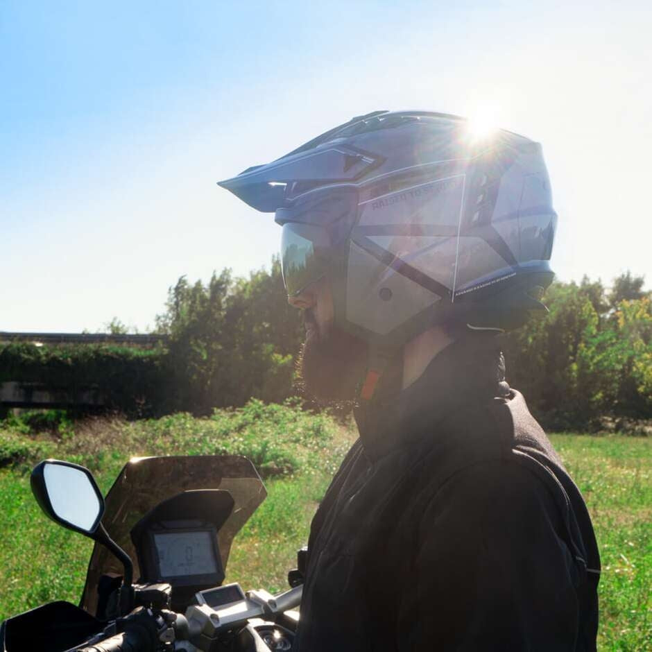 CGM 155S Rush Race Casco Jet da Motociclista Nero Grafite - Yamoto.it