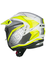 CGM 155G RUSH  DUAL Caschi Moto Jet Bianco Giallo Fluo 