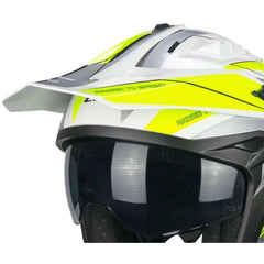 CGM - 155G RUSH DUAL Bianco Giallo fluo - SECURTEX MOTOR S.L (t/a MaximoMoto)