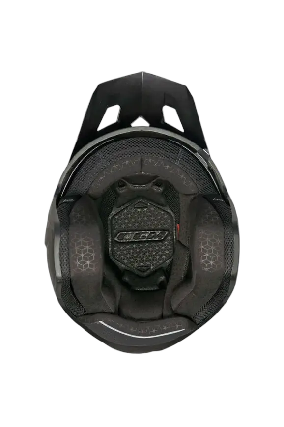CGM 155G RUSH DUAL casco Jet Nero Rosso opaco 