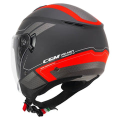 CGM - 126G IPER CITY Nero Rosso opaco - SECURTEX MOTOR S.L (t/a MaximoMoto)