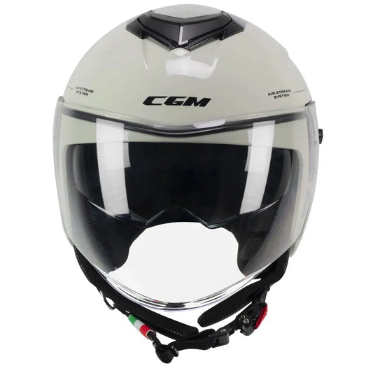 CGM 126G IPER CITY Moto Jet Caschi Grigio