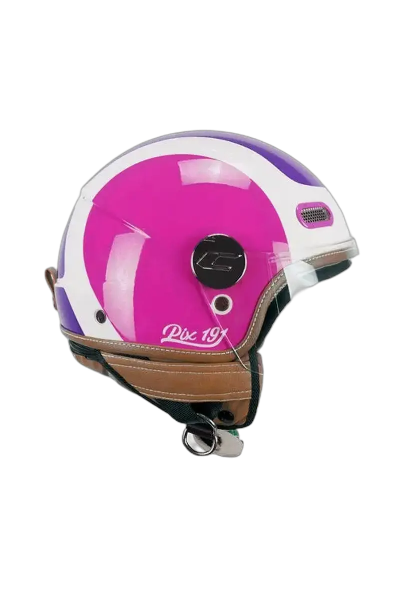 CGM 191G PIX SPRINT Jet Caschi Fucsia morado fluorescente largo 