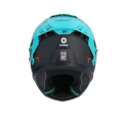 SHIRO FF939 Alpha Moto Integrale Caschi Verde Giallo Flou