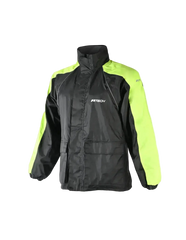 R-tech Tracker Giacca Antipioggia Impermeabile Nero/Flu 