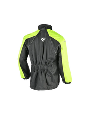 R-tech Tracker Giacca Antipioggia Impermeabile Nero/Flu 