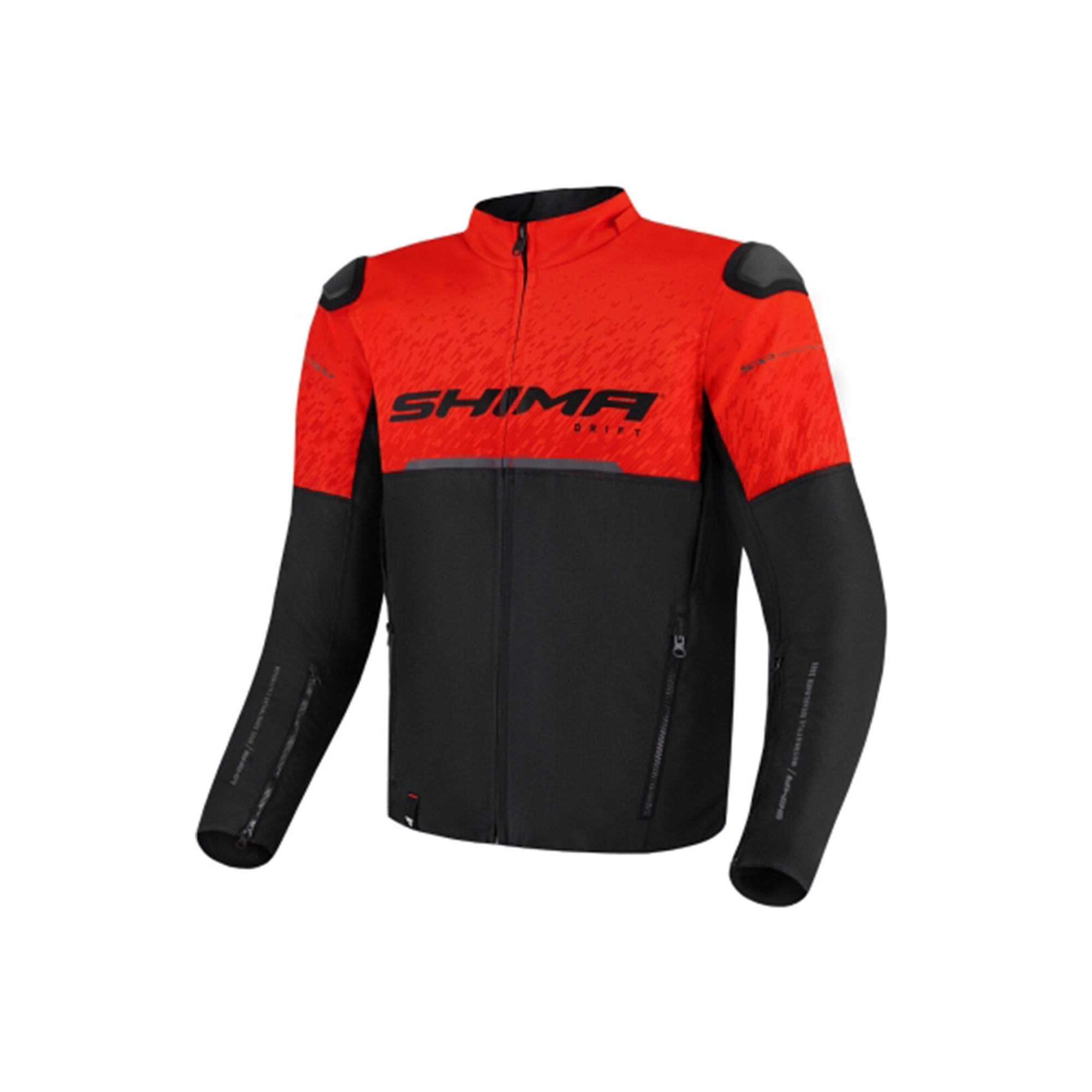 SHIMA Drift Giacca Tessuto uomo moto Rossa