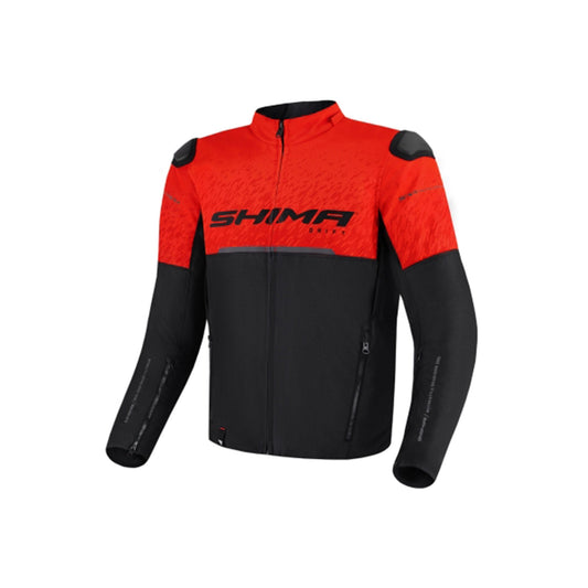 SHIMA Drift Giacca Tessuto uomo moto Rossa