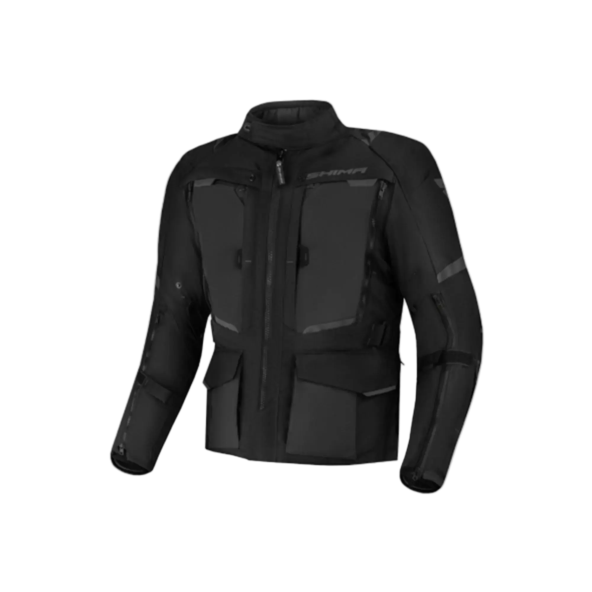 SHIMA Rush 2.0 moto impermeabile tessuto donna Giacca Nera 