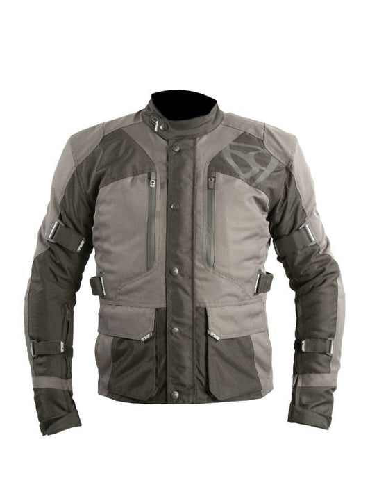 MUGENRACE NJ-MNR-2370 OTOÑO Moto Tessile Giacca Nero Grigio 