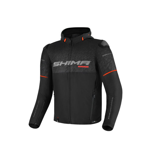 SHIMA Drift Giacca tessuto per uomo moto NERA