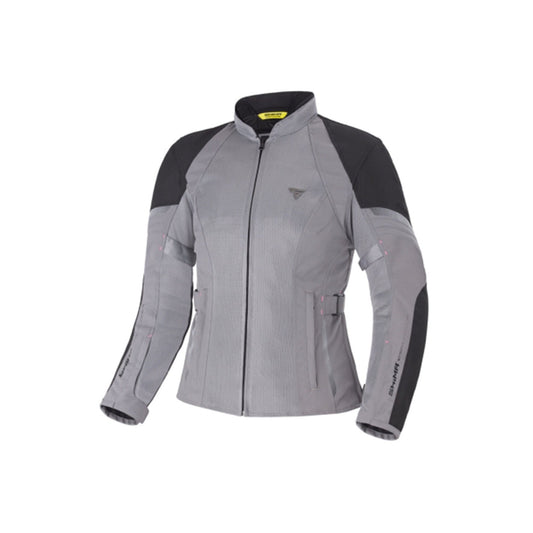 SHIMA Jet donna moto impermeabile tessuto Giacca Grigio