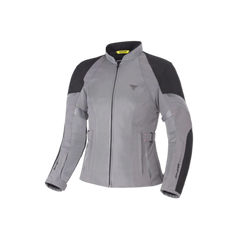 SHIMA Jet donna moto impermeabile tessuto Giacca Grigio 
