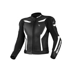 SHIMA Chase Giacche pelle Uomo motociclista Nera Bianca