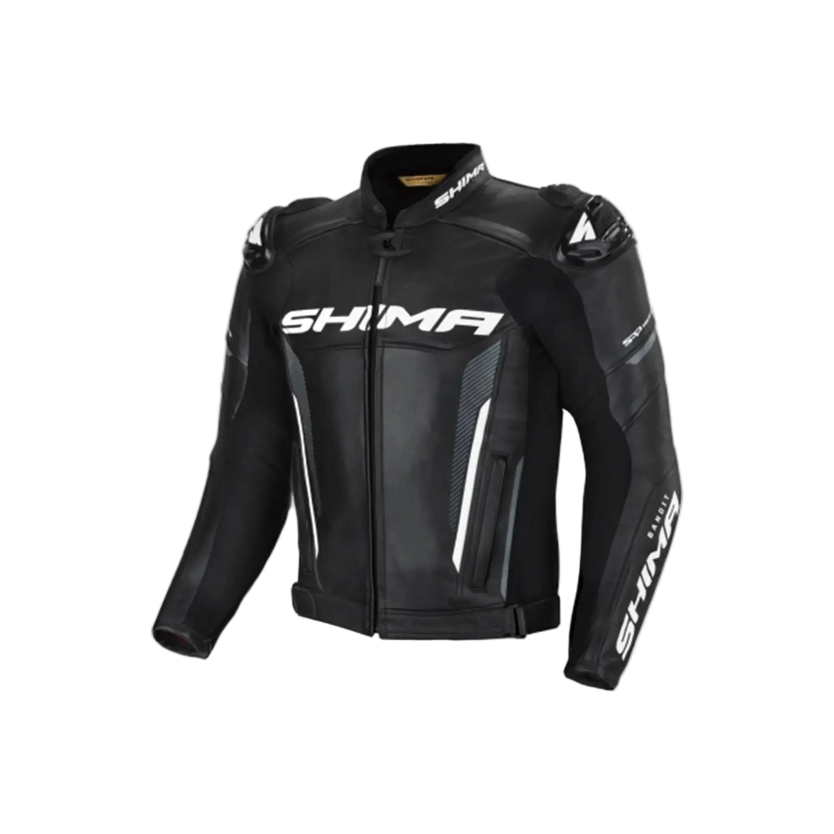 SHIMA Bandit Uomo motociclista pelle Giacca Nera 
