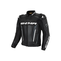 SHIMA Bandit Uomo motociclista pelle Giacca Nera 