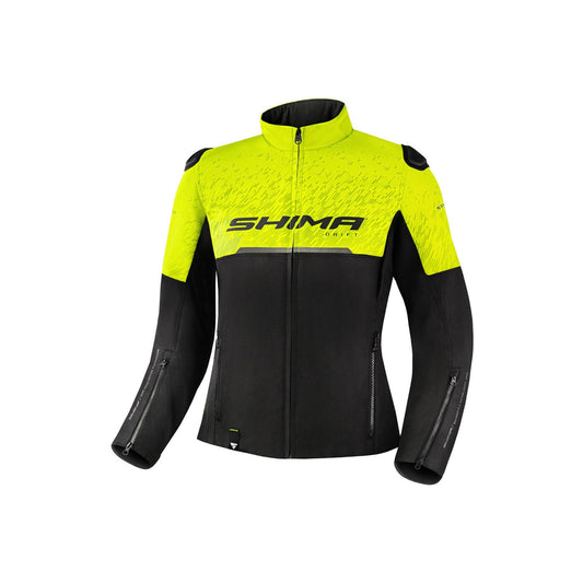 SHIMA Drift Signore Giacca moto tessuto FLUO