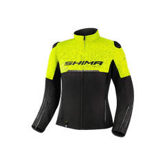 SHIMA Drift Signore Giacca moto tessuto FLUO 