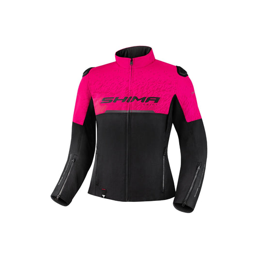 SHIMA Drift Signore Cappuccio NERO ROSA