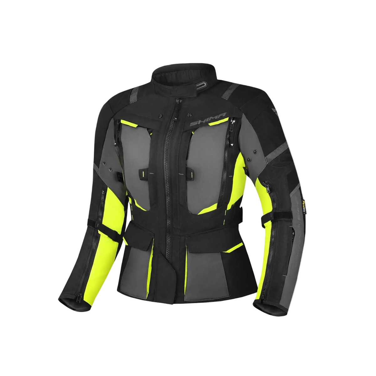 SHIMA HERO 2.0 DONNA GIACCHE NERO GRIGIO GIALLO FLUO 