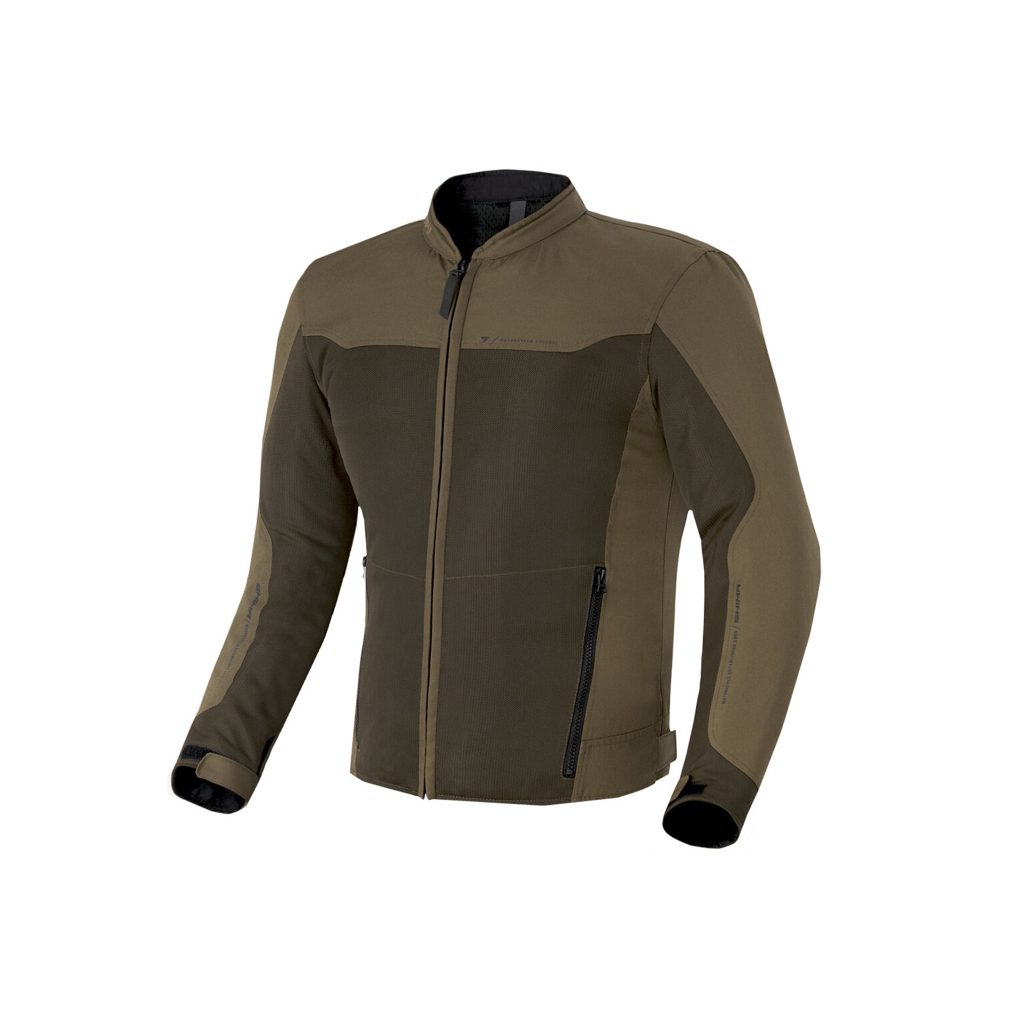 SHIMA Openair moto pelle Giacca Marrone