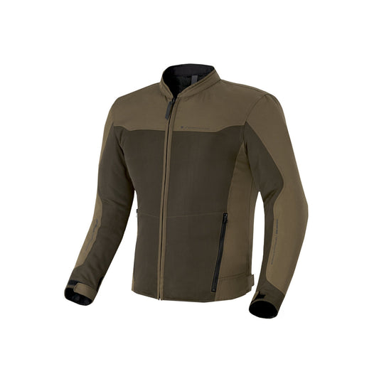 SHIMA Openair moto pelle Giacca Marrone