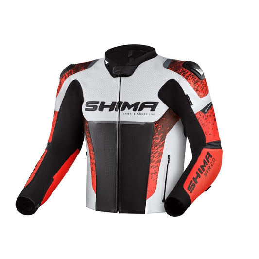 SHIMA STR 2.0 GIACCA DI MOTO ROSSO FLUO – Yamoto.it
