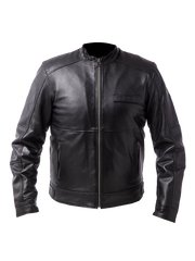 MUGENRACE LJ-MNR-2380 RHINO Motociclista Pelle Giacca Nera 