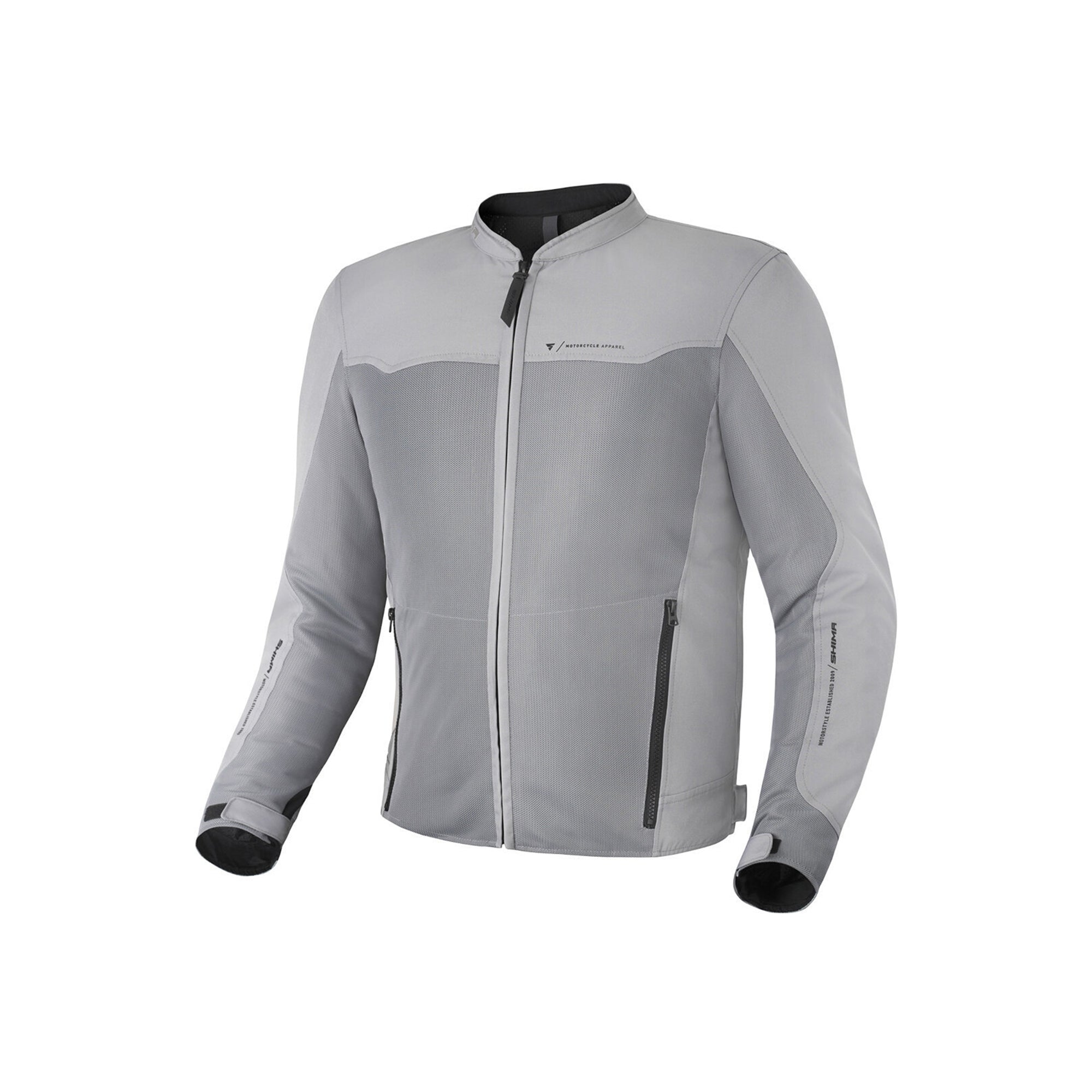SHIMA Openair impermeabile tessuto moto Giacca GRIGIO