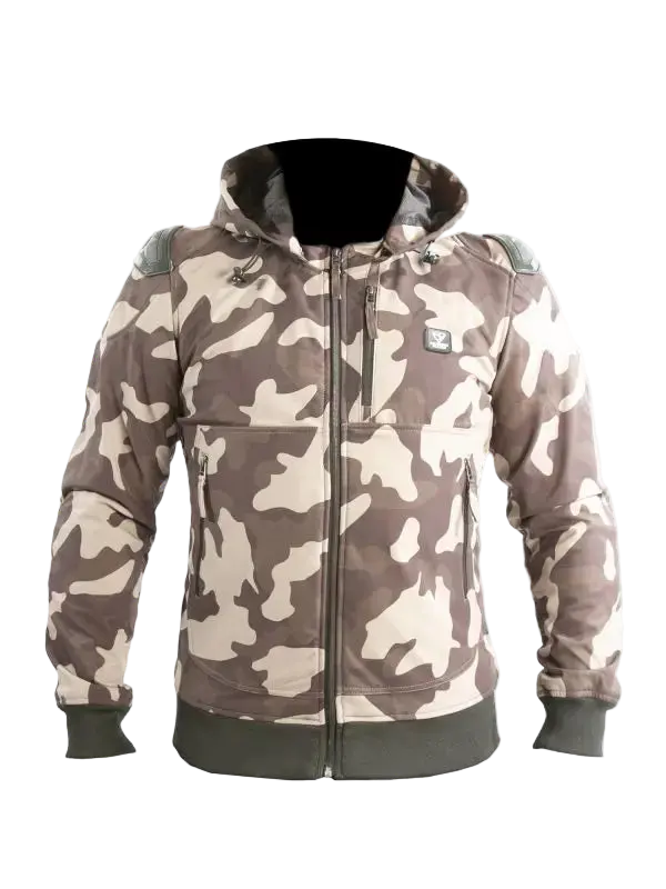 MUGENRACE LEO Moto Guscio Morbido Giacca Mimetica 