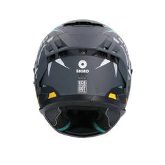 SHIRO FF939 Alpha Motociclo Integrale Caschi Opaco Nero Bianco Verde 
