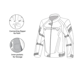 BELA - Chaqueta Textil Highland Lady Negro/Rosa - SECURTEX MOTOR S.L (t/a MaximoMoto)