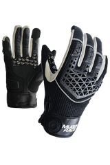MUGENRACE X-Air Moto Pelle Corti Guanti Neri Bianchi 