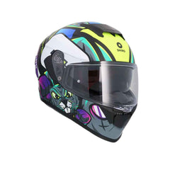 SHIRO RAPTOR CRAZY RABBIT MOTO INTEGRALI CASCHI NERO ROSA GIALLO FLOU 