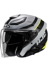 HJC F31 NABY MC3HSF Moto Jet Caschi Grigio Opaco Nero 